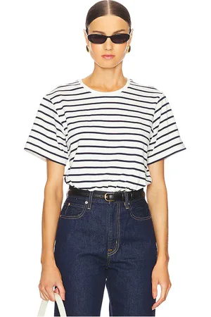 Simkhai Camiseta corta de manga corta jojo en color azul marino talla L en - Navy. Talla L (también en M, S, XS).