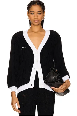 Rowen Rose Cárdigan en color negro talla L en - Black. Talla L (también en M).