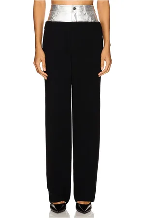 Cinq A Sept Pantalón metallic dionne en color negro talla 00 en - Black. Talla 00 (también en 8).