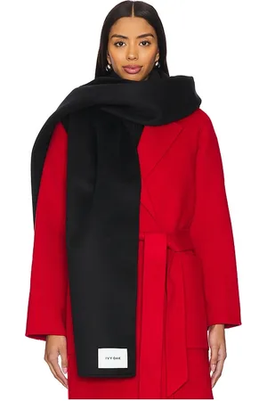 Ivy & Oak Bufanda de doble cara amy en color talla all en - Black. Talla all.