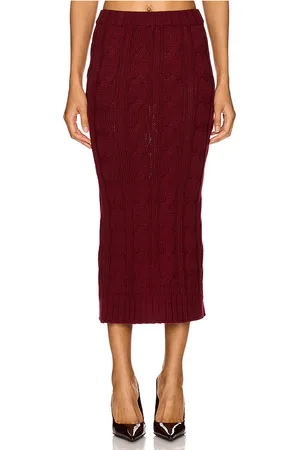 Rowen Rose Falda en color burgundy talla L en - Burgundy. Talla L (también en S, XS).