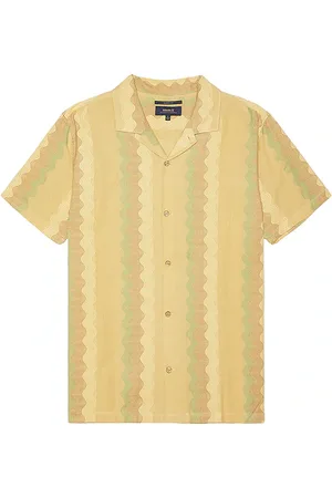 Roark Revival Camisa en color amarillo talla M en - Yellow. Talla M (también en S).