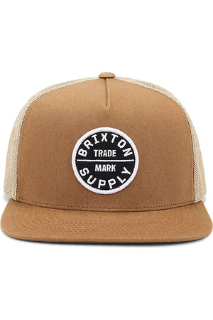 Brixton Gorra de camionero oath en color marrón talla all en - Brown. Talla all.