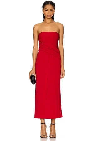 NBD Vestido sloane en color talla L en - Red. Talla L (también en M, S, XL, XS, XXS).