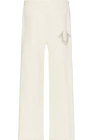 True Religion Pantalón deportivo en color crema talla L en - Cream. Talla L (también en XL/1X).