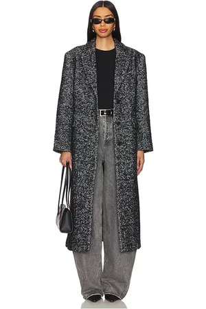 ANINE BING Abrigo quinn en color negro talla M en - Black. Talla M (también en XS).