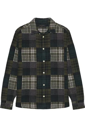 AllSaints Camisa en color verde talla L en - Green. Talla L (también en M, S, XL/1X).