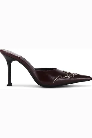 Jeffrey Campbell Pantunfla bite-me en color chocolate talla 10 en - Chocolate. Talla 10 (también en 6, 7.5).