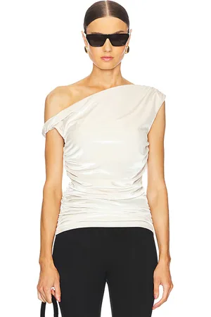 NONchalant Label Becks top en color crema talla L en - Cream. Talla L (también en M, S, XS).