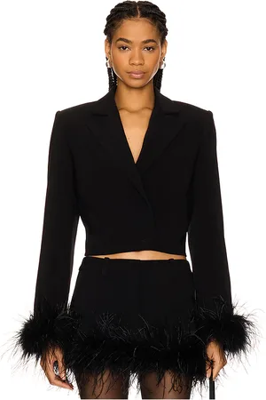 Lovers And Friends Sophie cropped blazer en color talla L en - Black. Talla L (también en M, S, XL, XS, XXS).