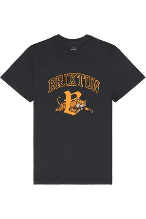 Brixton Camiseta tiger en color negro talla L en - Black. Talla L (también en M, XL/1X).