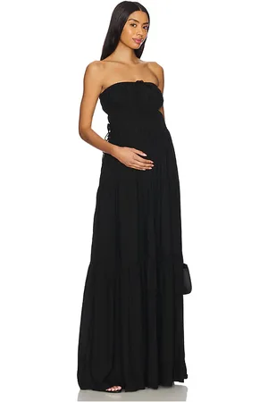 Bumpsuit Vestido largo fruncido sin tirantes en color talla M en - Black. Talla M (también en S, XL).