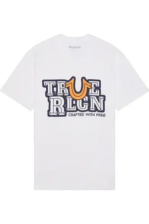 True Religion Camiseta en color blanco talla L en - White. Talla L (también en M, S, XL/1X).