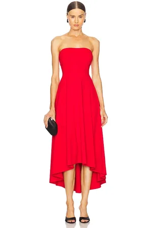 Susana Monaco Vestido sin tirantes en color rojo talla M en - Red. Talla M (también en S).