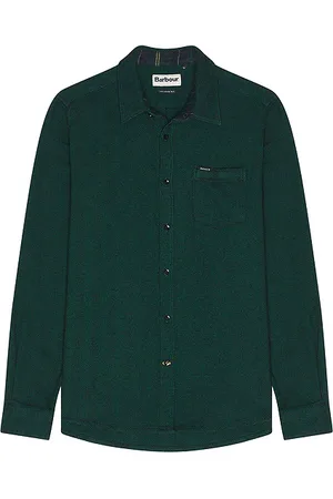 Barbour Camisa en color verde talla M en - Green. Talla M (también en S).