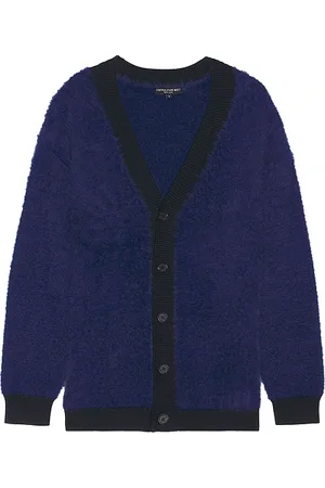 Central Park West Cárdigan en color azul talla L en - Blue. Talla L (también en M, XL/1X).