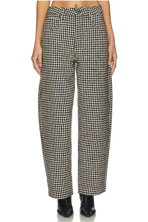 Frame Pantalón tweed barrel en color negro talla 27 en - Black. Talla 27 (también en 30, 31).