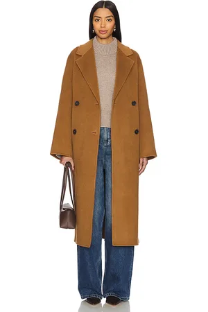 Ivy & Oak Abrigo oversize con doble botonadura clara en color marrón talla 36 en - Brown. Talla 36 (también en 38, 40, 42).