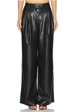Camila Coelho Pantalón con trabilla diem en color talla L en - Black. Talla L (también en M, S, XL, XS).