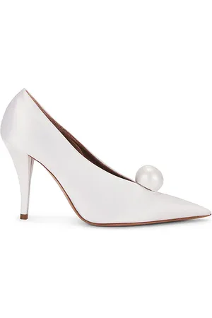 Retrofete Tacón de satén corinna en color blanco talla 36.5 en - White. Talla 36.5 (también en 37, 37.5).