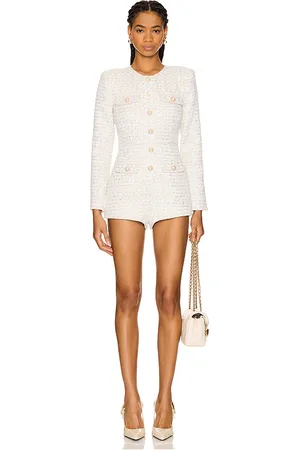 Camila Coelho Charlotte romper en color ivory talla M en - Ivory. Talla M (también en S, XS).