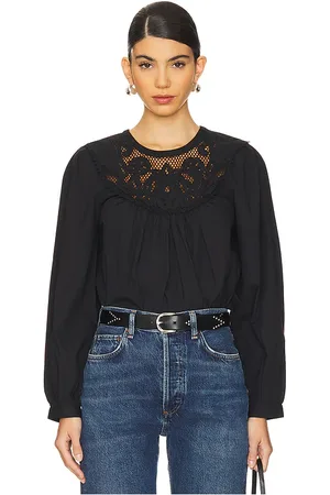 Cleobella Blusa raine en color talla L en - Black. Talla L (también en M, S, XS).