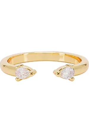 MIRANDA FRYE Anillo lyra en color oro metálico talla 5 en - Metallic Gold. Talla 5 (también en 8).
