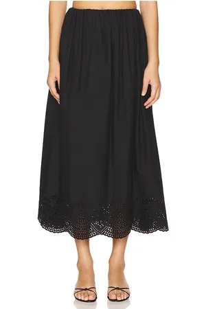 POSSE Falda beryl en color talla L en - Black. Talla L (también en S, XS).