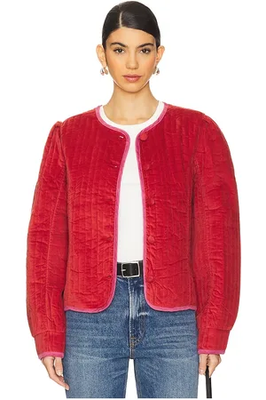 Free People Chaqueta natalia en color rojo talla M en - Red. Talla M (también en S, XS).