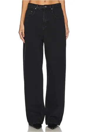 GRLFRND Enya drop rise jeans en color negro talla 24 en - Black. Talla 24 (también en 25, 26, 28).