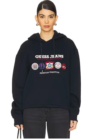 Guess Sudadera en color azul marino talla L en - Navy. Talla L (también en M, S, XL/1X).