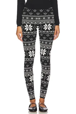 Show Me Your Mumu Cozy leggings en color negro, blanco talla L en - Black,White. Talla L (también en S).