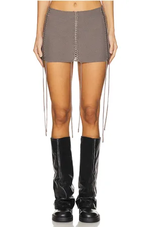 Jaded London Minifalda de punto con cordones extreme en color talla L en - . Talla L (también en M, S, XS).