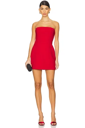A.L.C. Minivestido sin tirantes elsie en color rojo talla 4 en - Red. Talla 4 (también en 6).