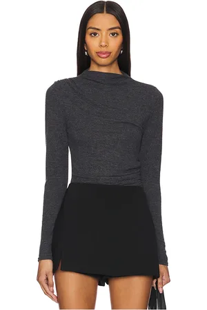 Rails Top drapeado con cuello alto joelle en color talla M en - . Talla M (también en S).