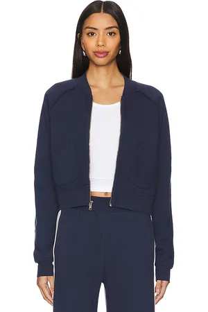 NSF Chaqueta bomber con cremallera al frente fox en color talla S en - Navy. Talla S (también en XL).
