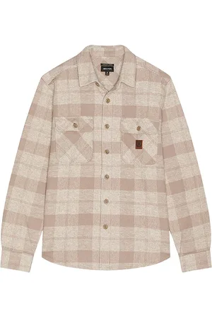 Brixton Franela bowery en color marrón talla M en - Brown. Talla M (también en S, XL/1X).