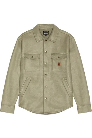 Brixton Chaqueta durham en color verde salvia talla L en - Sage. Talla L (también en M, S, XL/1X).