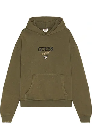 Guess Sudadera en color verde oliva talla L en - Olive. Talla L (también en M, S).