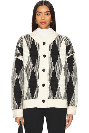 Varley Chaqueta nancy jacquard knit en color gris talla M en - Grey. Talla M (también en S, XS).