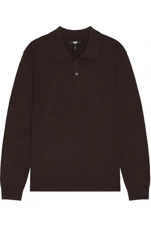 Paige Suéter polo finsbury en color burgundy talla S en - Burgundy. Talla S (también en XL/1X).