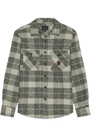 Brixton Franela bowery en color gris talla M en - Grey. Talla M (también en S).