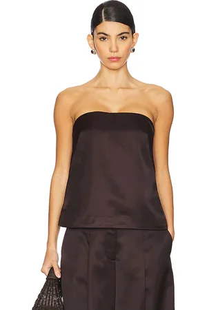 A.L.C. Top sin tirantes ani en color marrón talla 0 en - Brown. Talla 0 (también en 2, 4, 6, 8).