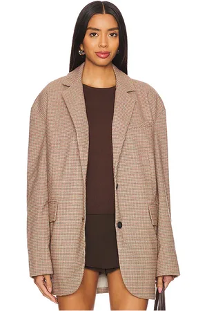 Free People Reggie blazer en color marrón talla L en - Brown. Talla L (también en M, S, XL, XS).