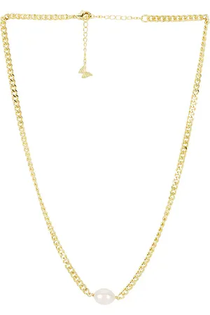 By Adina Eden Collar en color oro metálico talla all en - Metallic Gold. Talla all.