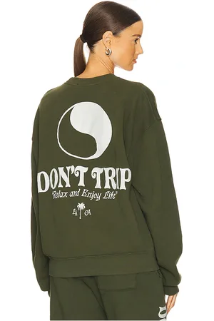 Free & Easy Sudadera en color talla M en - Olive. Talla M (también en S).