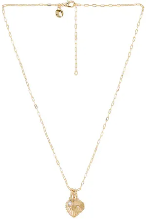 Baublebar Collar con dije de racimo de corazones en color oro metálico talla all en - Metallic Gold. Talla all.