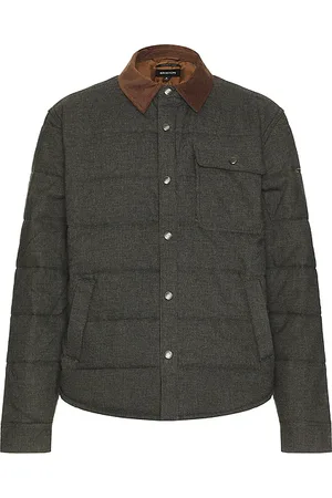 Brixton Chaqueta cass en color charcoal talla M en - Charcoal. Talla M (también en S).