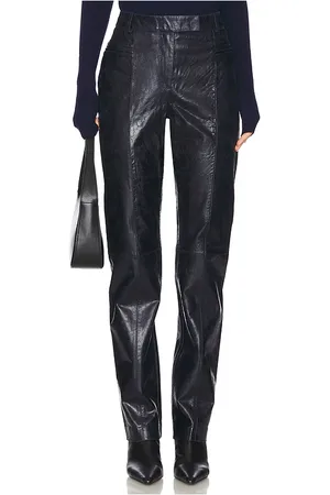 REMAIN Pantalones de traje slim leather en color azul marino talla 32 en - Navy. Talla 32 (también en 34, 42).