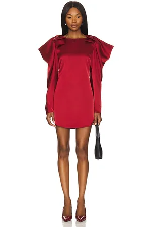 STONE_COLD_FOX Vestido mila en color burgundy talla L en - Burgundy. Talla L (también en M, S, XL, XS, XXS).